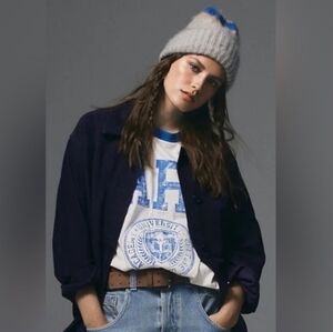 Free People Striped Beanie Hat